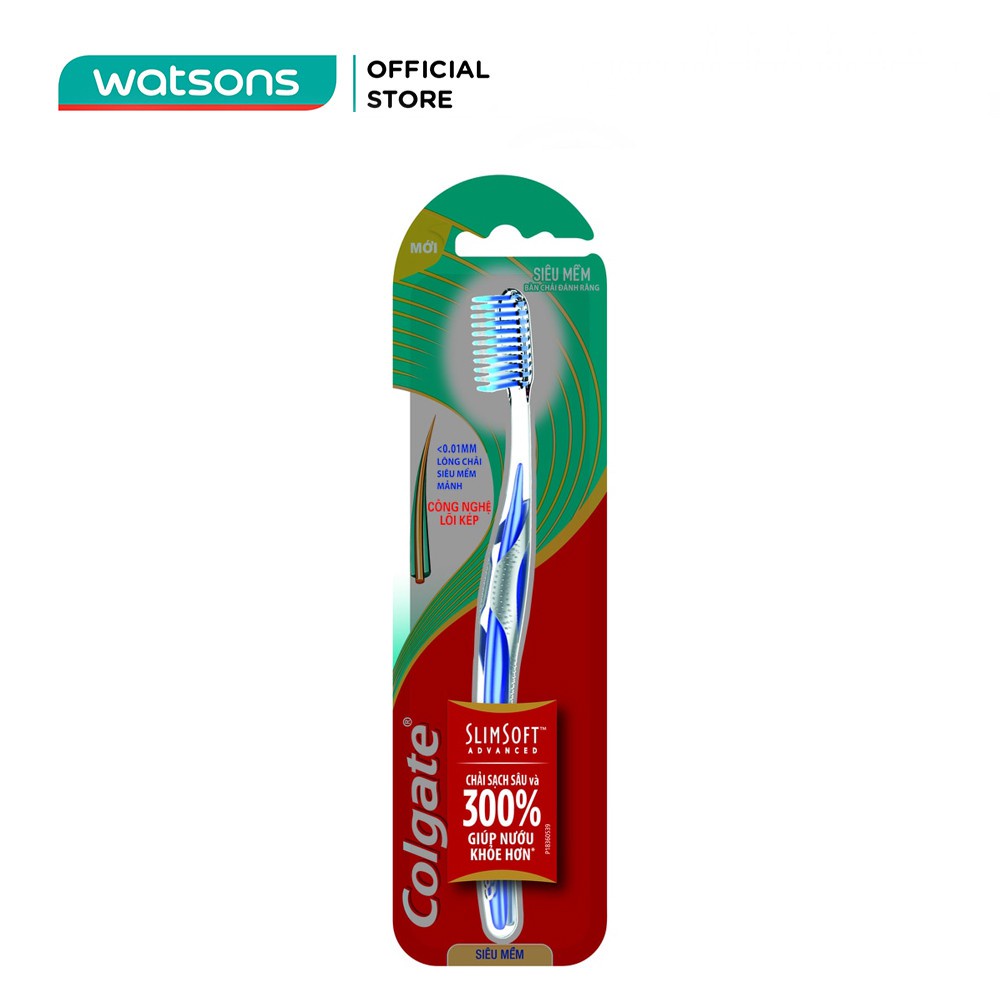 Bàn Chải Đánh Răng Colgate SlimSoft Advanced Siêu Mềm Mảnh Chăm Sóc Nướu