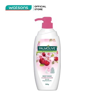 Sữa Tắm Palmolive Naturals Hoa Anh Đào Sảng Khoái Dịu Êm 500g