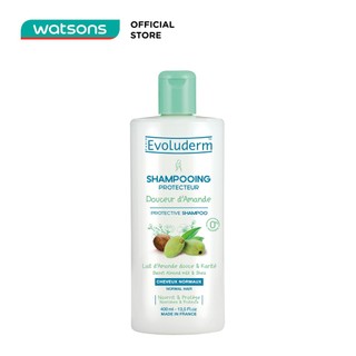 Dầu gội evoluderm hạnh nhân nuôi dưỡng, bảo vệ tóc dành cho tóc thường 400ml