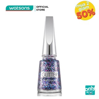 Sơn Móng Flormar Glitter Nail Enamel 11ml.#Gl09 Multicolor Shin