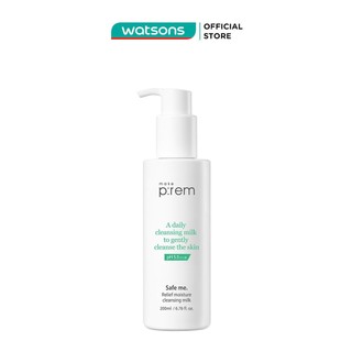 Tẩy Trang Dạng Sữa Make P:rem Safe Me. Relief Moisture Cleansing Milk 200ml