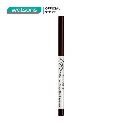 Chì Kẻ Mắt Silkygirl Perfect Stay 20Hr Eyeliner - 02 Dark Brown 0.28g