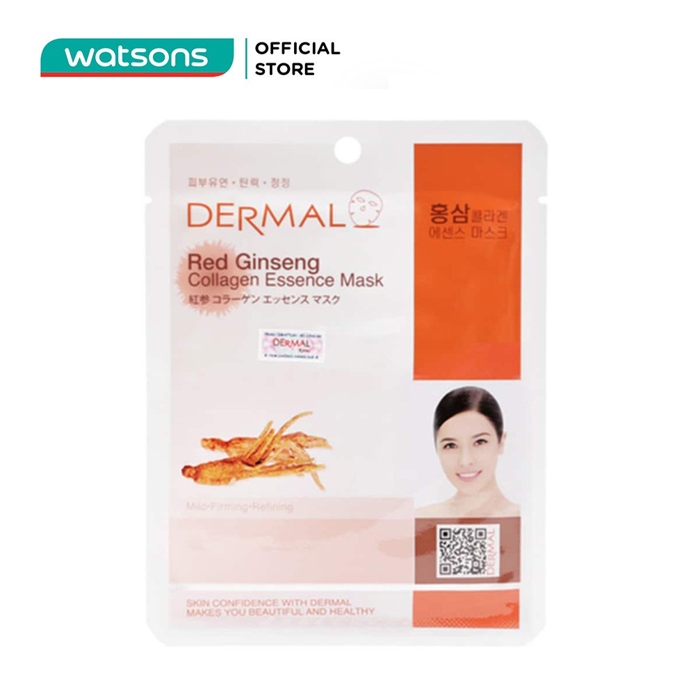 Mặt Nạ Dermal Tinh Chất Collagen Với Chiết Xuất Hồng Sâm 23g