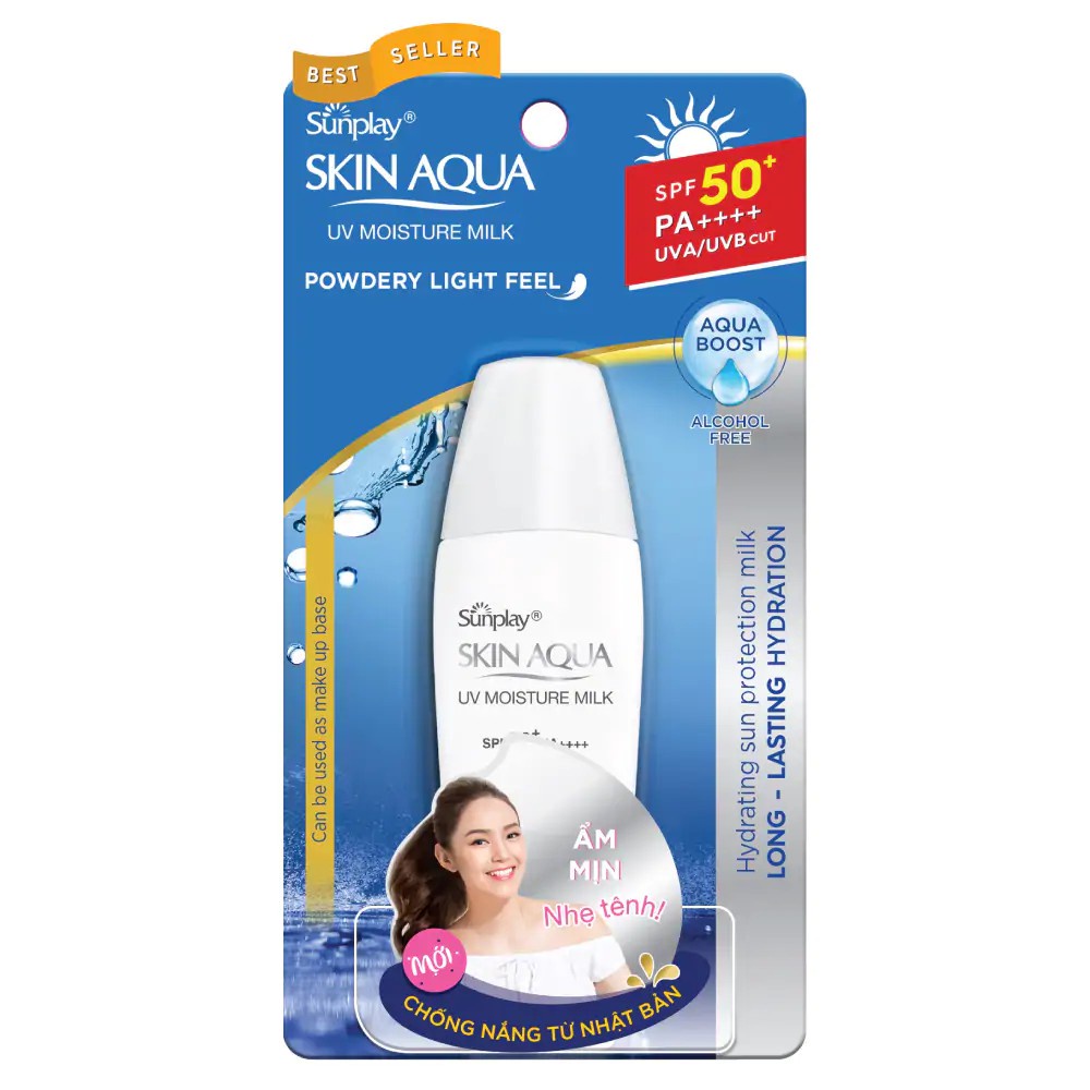 Sữa Chống Nắng Dưỡng Da Giữ Ẩm Sunplay Skin Aqua UV Moisture Milk SPF50 30g