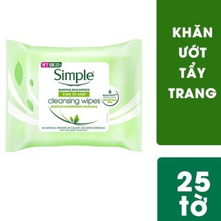 Khăn Tẩy Trang Simple 25 Tờ