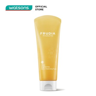 Sữa Rửa Mặt Tạo Bọt Frudia Citrus Brightening Micro Cleansing Foam Làm Sáng Da Quýt Jeju 145ml