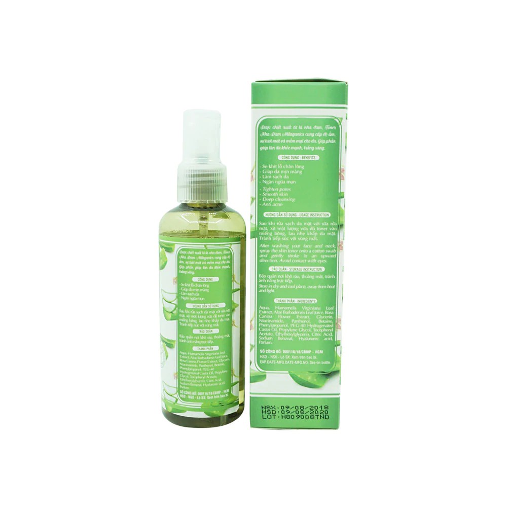 Toner Nha Đam Milaganics 100ml