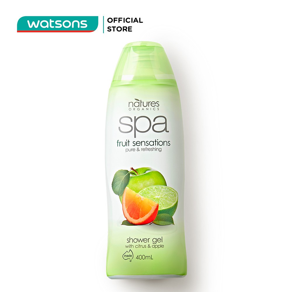 Sữa Tắm Nature Organic Spa Fruit Tẩy Tế Bào Chết Và Dưỡng Ẩm 400ml