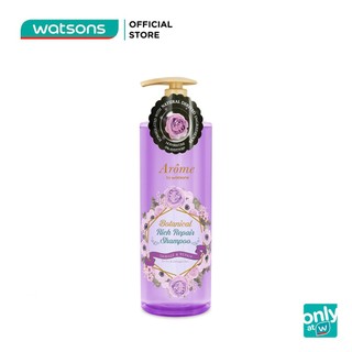 Dầu Gội Arome By Watsons Botanical Rich Repair Shampoo Phục Hồi Tóc Hư Tổn 495ml