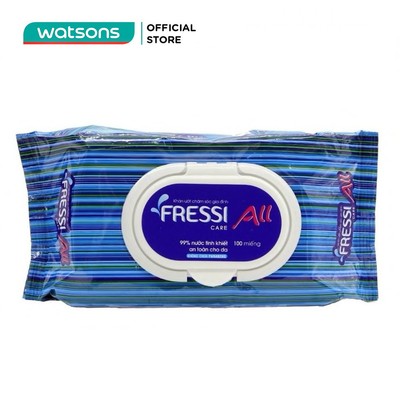  Khăn Ướt Chăm Sóc Gia Đình Fressi Care All 100 Miếng
