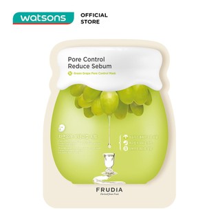 Mặt Nạ Dưỡng Frudia Green Grape Pore Control Mask Se Khít Lỗ Chân Lông Nho Xanh 27ml
