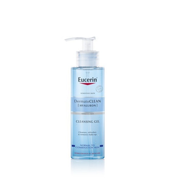 Gel Rửa Mặt Cho Da Nhạy Cảm Eucerin Dermato Clean Refreshing Cleansing Gel 200ml