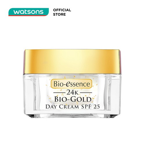 Kem Dưỡng Ban Ngày Bio-Essence Gold Chiết Xuất Vàng 24K SPF25 PA+++ 40g