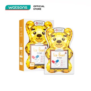 Mặt Nạ Dưỡng Trắng Gấu Băng SNP Ice Bear Vitamin Mask 33ml