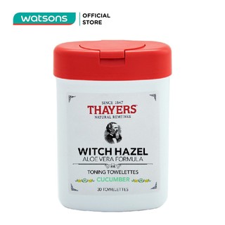 Nước Hoa Hồng Thayers Dạng Khăn Ướt - Hương Dưa Leo (30 tờ)