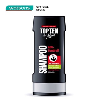 Dầu Gội Top Ten For Men Anti-Dandruff Suitable All Hair Types Giảm Gàu Thích Hợp Mọi Loại Tóc 250ml