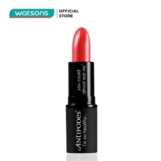 Son Môi Thiên Nhiên Antipodes Ẩm Mượt Môi Moisture-Boost Natural Lipstick 4g.#7 - South Pacific Coral