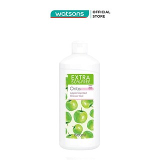 Gel Tắm Orita Apple Shower Gel Extra 50% Free Hương Táo Thơm Mát Dịu Nhẹ Làn Da 1500ml