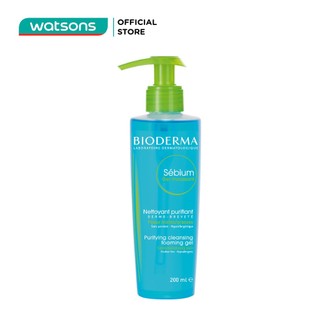 Gel Rửa Mặt Làm Sạch Sâu Bioderma Sebium Moussant 200ml