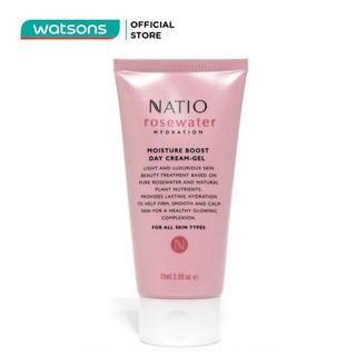 Gel Kem Natio Rosewater Hydration Moisture Boost Day Cream-Gel Tăng Cường Độ Ẩm Cho Da Ban Ngày 75ml