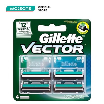 Lưỡi Dao Cạo Gillette Vector Plus 4 Cái