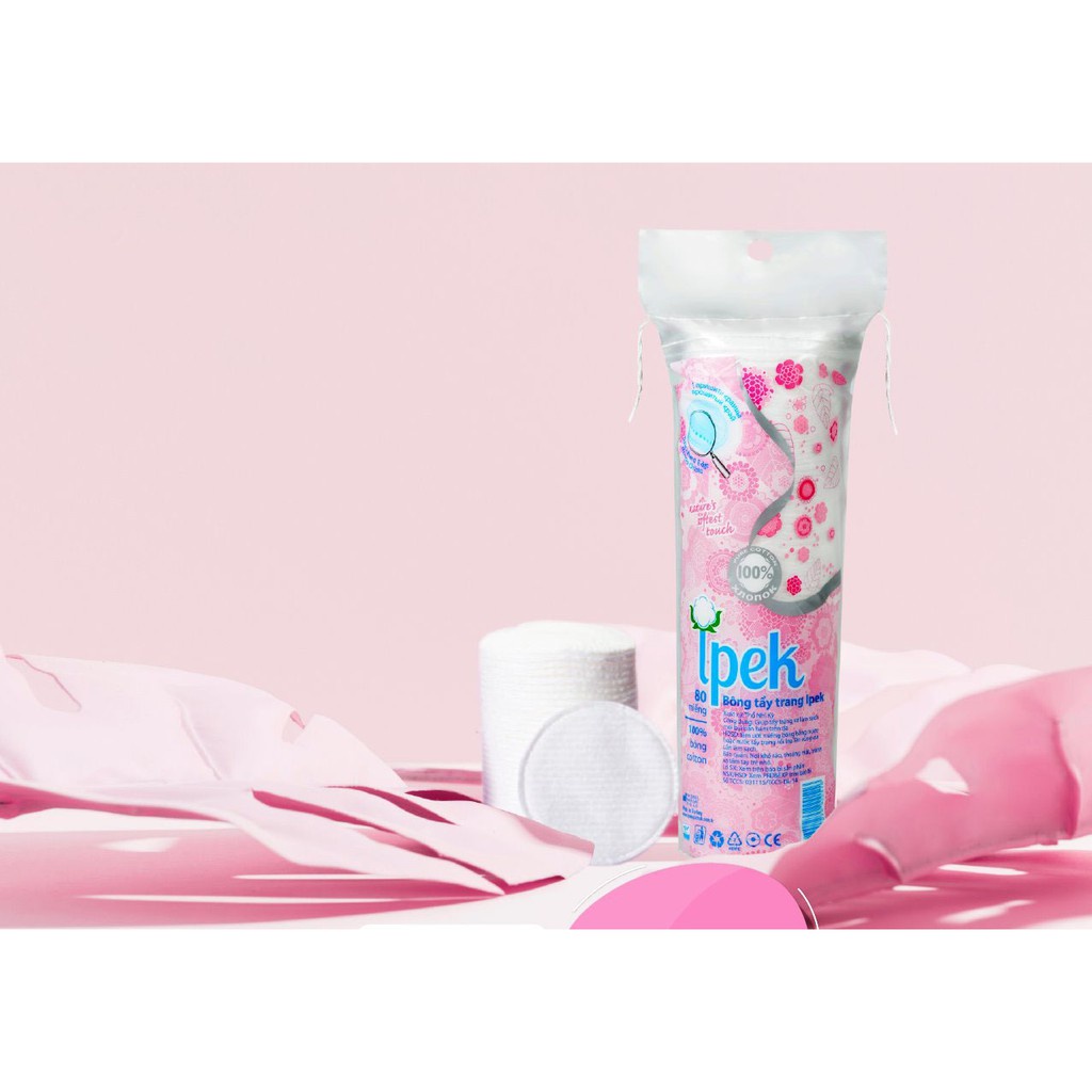 Bông Tẩy Trang Ipek 80 Miếng