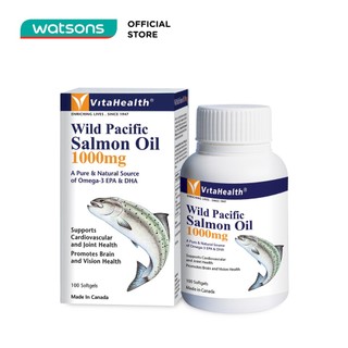 Thực Phẩm Bảo Vệ Sức Khỏe Vitahealth Wild Pacific Salmon Oil 100 Viên/hộp