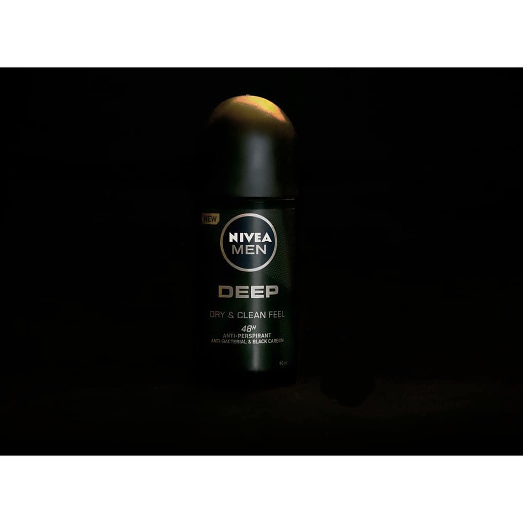 Lăn Ngăn Mùi Nam Than Đen Hoạt Tính Nivea 50ml