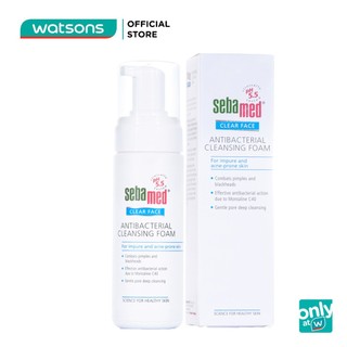 Sữa Rửa Mặt Tạo Bọt Sebamed Giảm Mụn pH 5.5 50ml