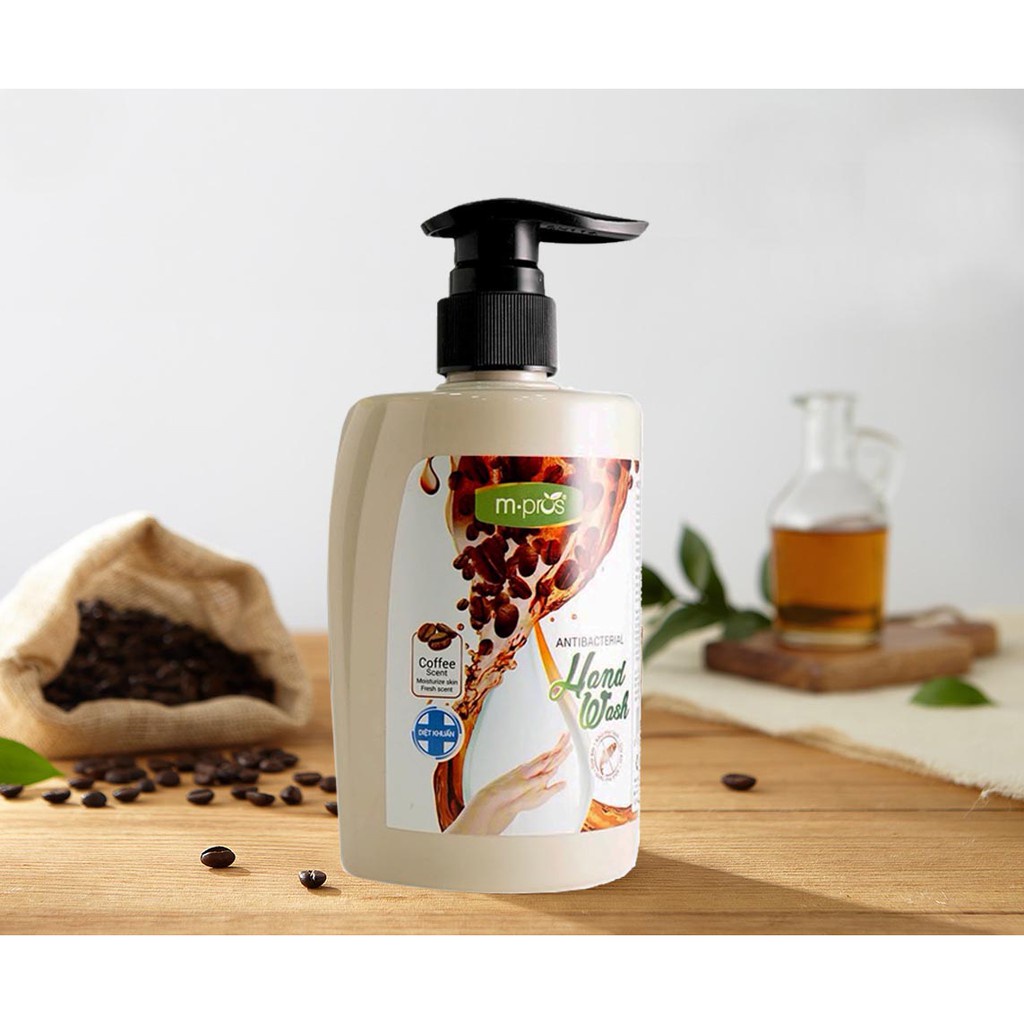 Nước Rửa Tay M.Pros Diệt Khuẩn Hương Cà Phê 500ml