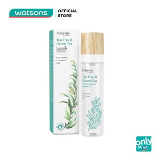 Gel Làm Sạch Da Mặt Naturals By Watsons Tea Tree & Green Tea Mattifying Cleansing Bọt Sạch Sâu 150ml
