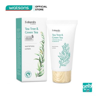 Lotion Naturals By Watsons Tea Tree&Green Tea Mattifying Cấp Ẩm Cho Da 50ml
