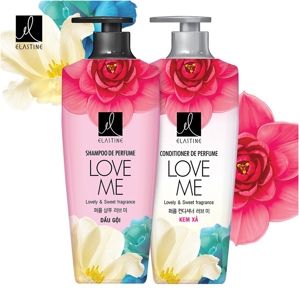 Kem Xả Dưỡng Tóc Elastine Love Me 600ml