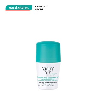Lăn Khử Mùi Vichy Giúp Khô Thoáng Vùng Da Dưới Cánh Tay 48H 50ml