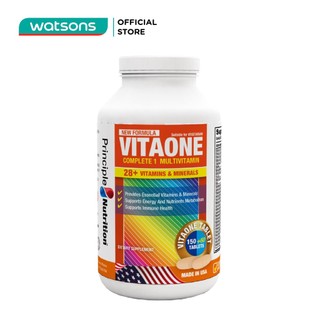 Viên Bổ Sung Vitamin & Khoáng Chất Thiết Yếu Cho Cơ Thể Principle Nutrition 150 Viên