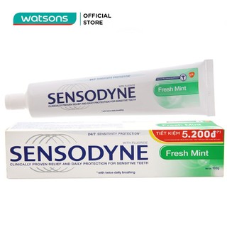 Kem Đánh Răng Hương Bạc Hà Sensodyne Fresh Mint 160g