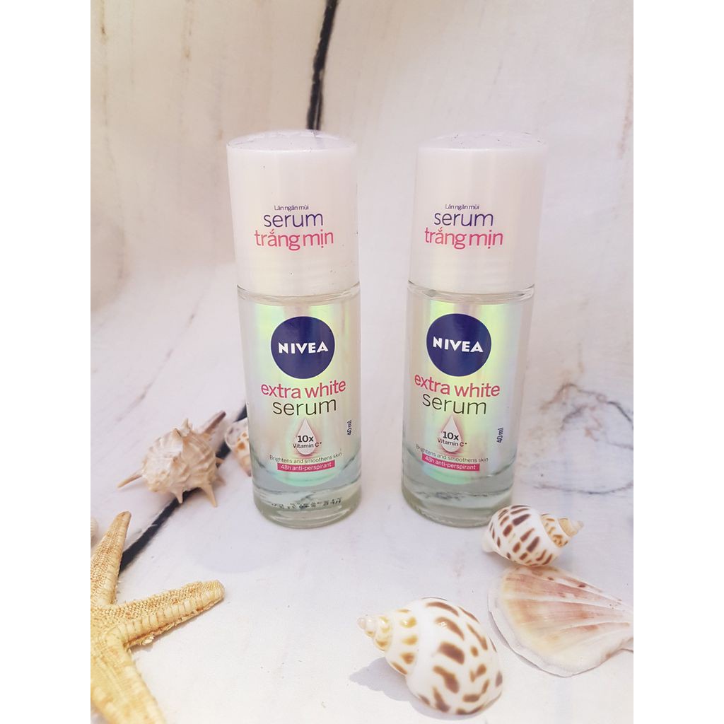 Lăn Ngăn Mùi Nữ Serum Trắng Mịn Nivea 40ml