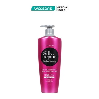 Kem Xả Elastine Silk Repair Perfect Shining Gold Silk Chăm Sóc & Nuôi Dưỡng Tóc 550ml