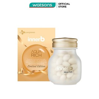 Thực Phẩm Bảo Vệ Sức Khỏe Innerb Aqua Rich Radiant Soft Skin Hỗ Trợ Giữ Ẩm Làm Đẹp Da hộp 70 viên