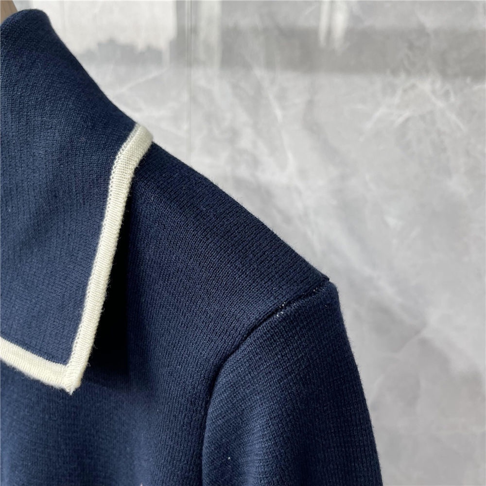 Áo Khoác cardigan Dệt Kim Phối Khóa Kéo Thời Trang Thu Đông Cho Nam