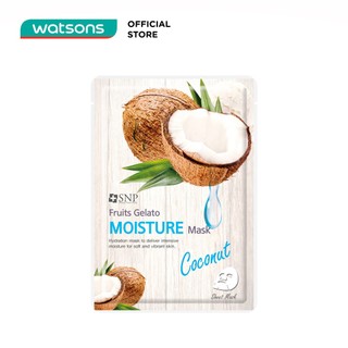 Mặt Nạ Dưỡng Ẩm Tinh Chất Dừa Xay Đông Lạnh SNP Fruits Gelato Moisture Mask 25ml