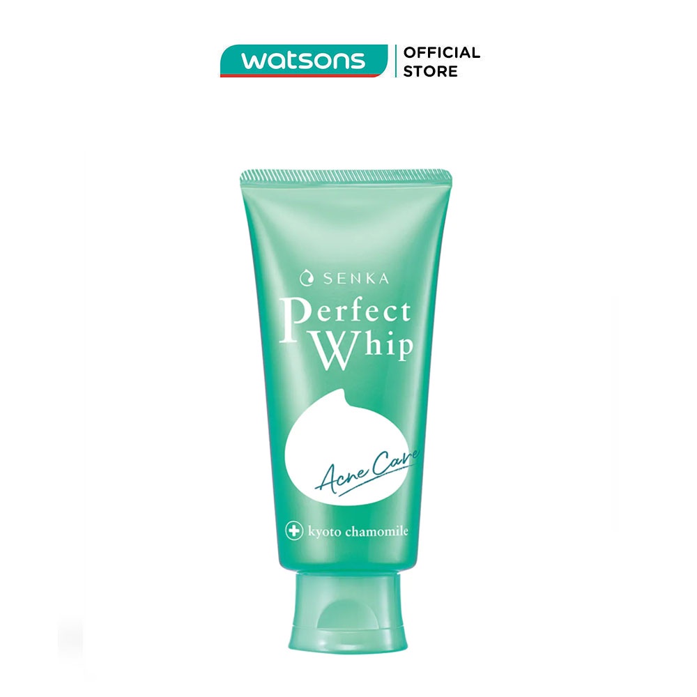 Sữa Rửa Mặt Senka Perfect Whip Acnes Care Dành Cho Da Mụn 100g