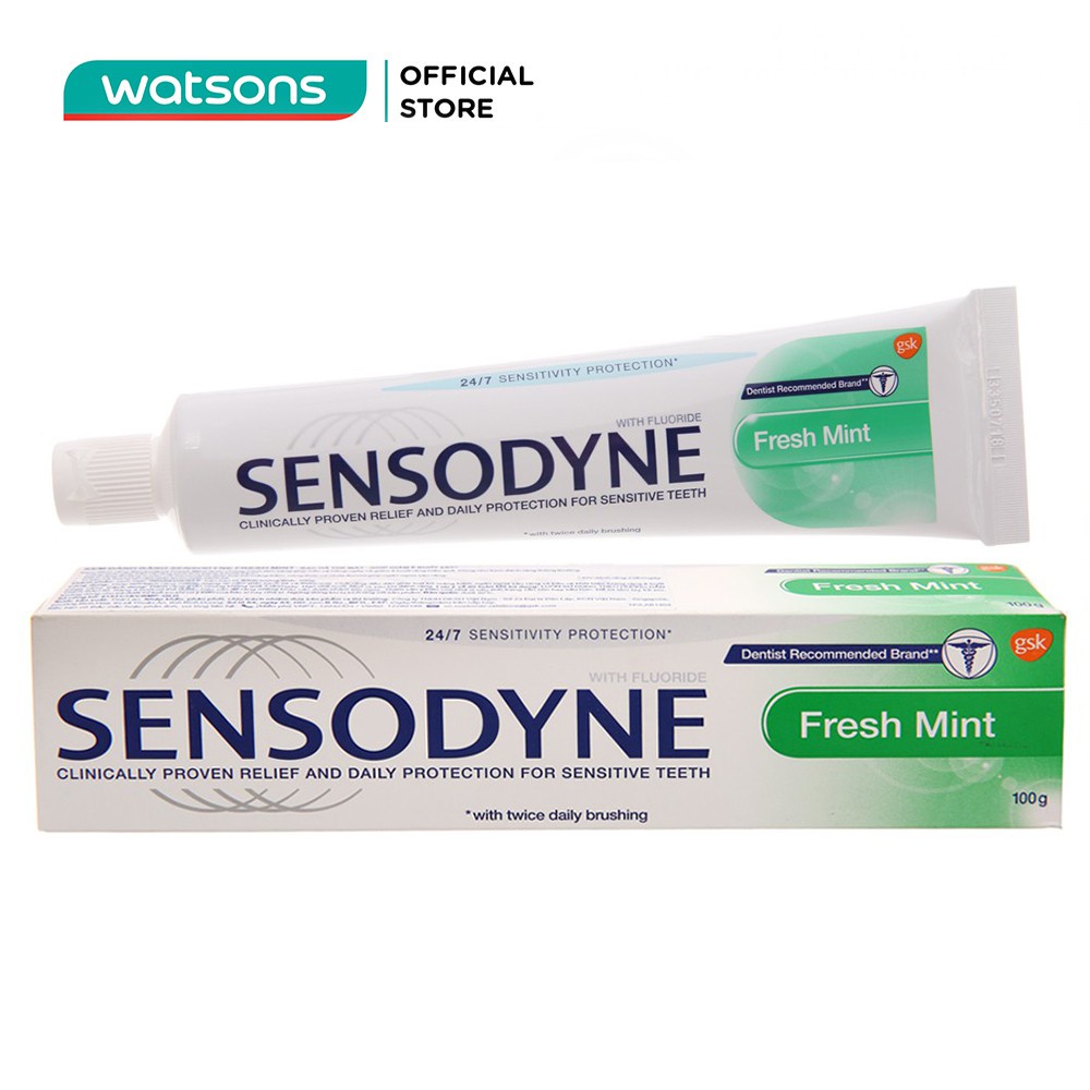 Kem Đánh Răng Hương Bạc Hà Sensodyne Fresh Mint 100g