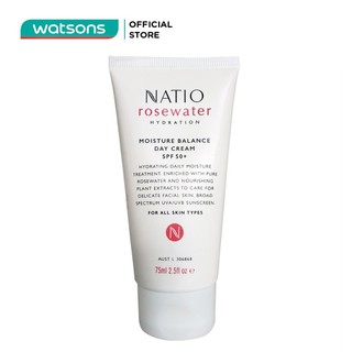 Kem Dưỡng Natio Rosewater Hydration Moisture Balance Day Cream Spf 50+ Cân Bằng Độ Ẩm Ngày 75ml