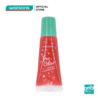 Son Bóng Dưỡng Watsons True Colour Lip Gloss Glamorous Red Đỏ Lấp Lánh 8g