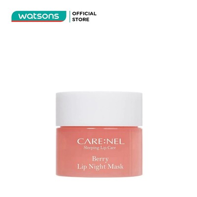 Mặt Nạ Ngủ Môi Care:Nel Berry Lip Night Mask Dưỡng Ẩm, Hồng Môi Hương Dâu 5g