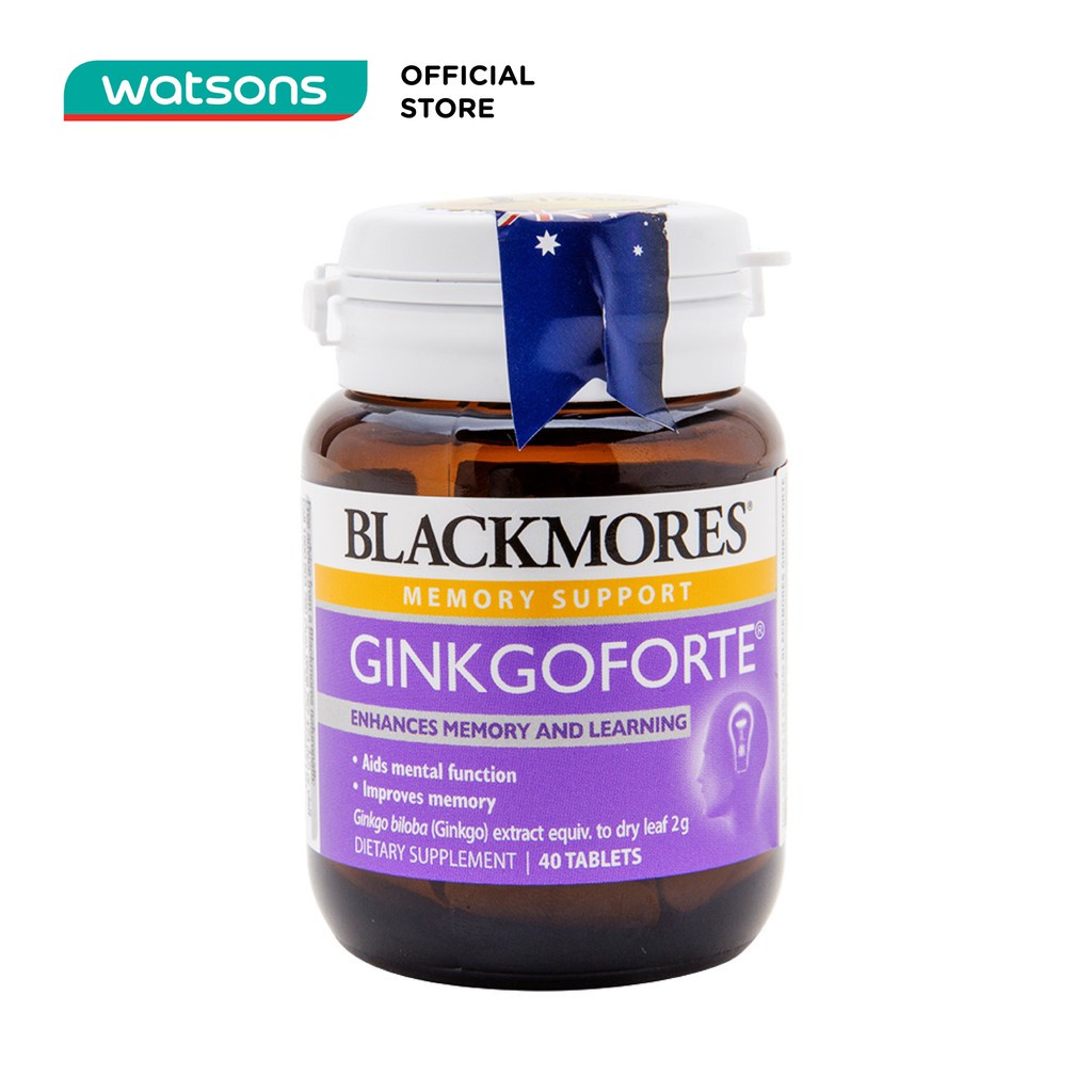 Thực Phẩm Bảo Vệ Sức Khỏe Blackmores Ginkgoforte 40 Viên