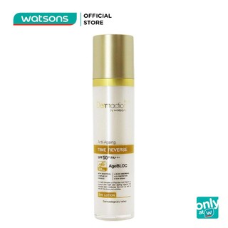 Sữa Dưỡng Dermaction Plus By Watsons Anti-Ageing Time Reverse Spf50+ Pa+++ Day Lotion Ban Ngày 50ml