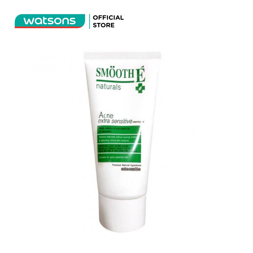 Sữa Rửa Mặt Giảm Mụn Smooth E Acne Sensitive Cleansing Gel 30ml