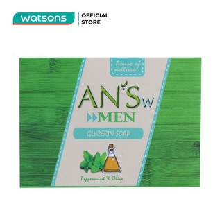 Xà Phòng AN'Sw Tinh Dầu Bạc Hà & Olive 100g